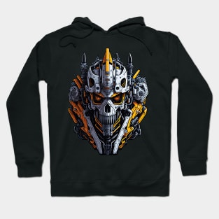 Mecha Skull S01 D76 Hoodie